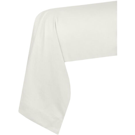 Taie de traversin ivoire Eden 45 x 185 cm