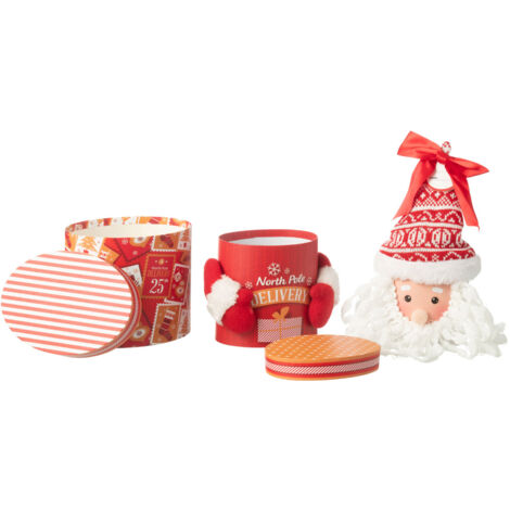 Ensemble de boites en carton en forme de père Noël (1/3)