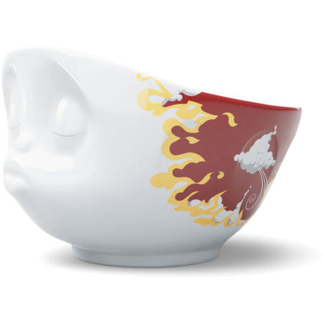 Grand bol en porcelaine Tassen Bisous Hot 500 ml (1/3)