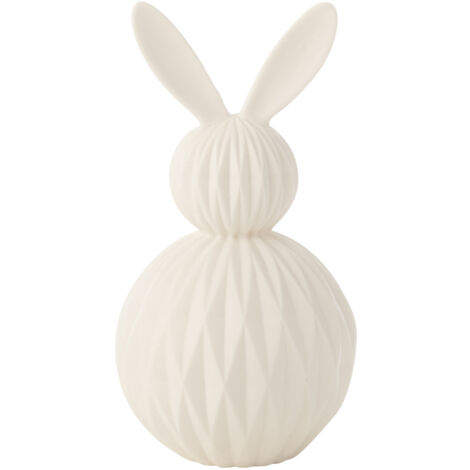 Lampe LED lapin en porcelaine 25 cm (1/2)