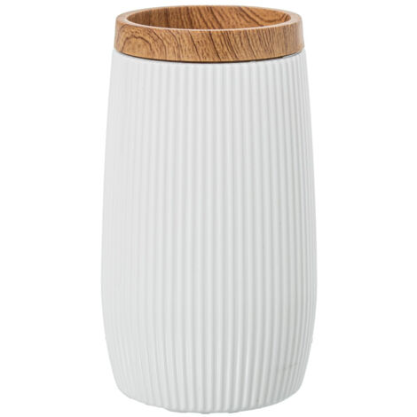 Porte-brosse à dents rétro - blanc (1/2)