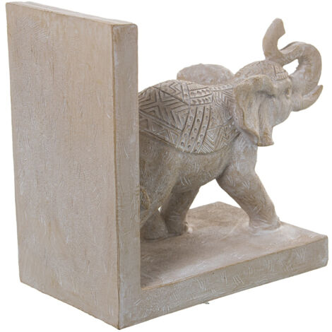 No - 568 - Serre - livres éléphant en terre cuite , Poterie d'art Menelika à Genève | Puces