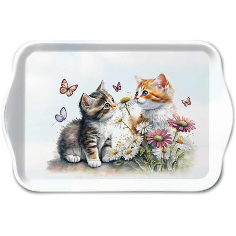 Mini plateau chatons et papillons (1/2)