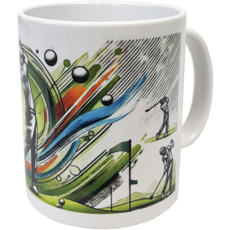 Mug en céramique blanche Golf (1/3)