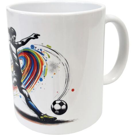Mug en céramique blanche Football (1/3)
