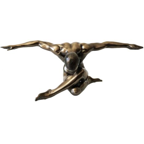 Statuette en résine homme nu XXL  137 cm