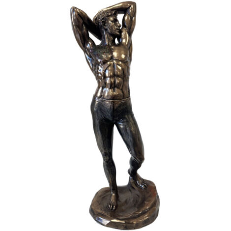 Statuette en résine homme tatoué 29 cm (1/3)