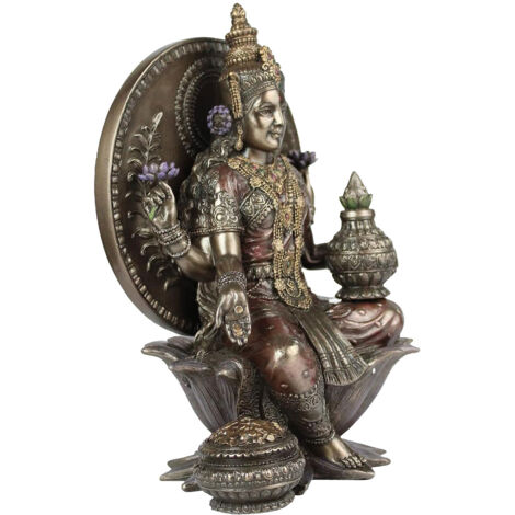 Statue, Lady of Justice in cold bronze - 35 cm - Polyrésine