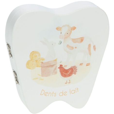Boîte à quenottes Esteban blanc (1/2)