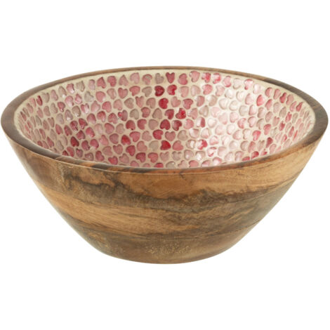 AltoBuy Grand Saladier En Bois De Peuplier Marron 45 Cm - Bol Pour Salades