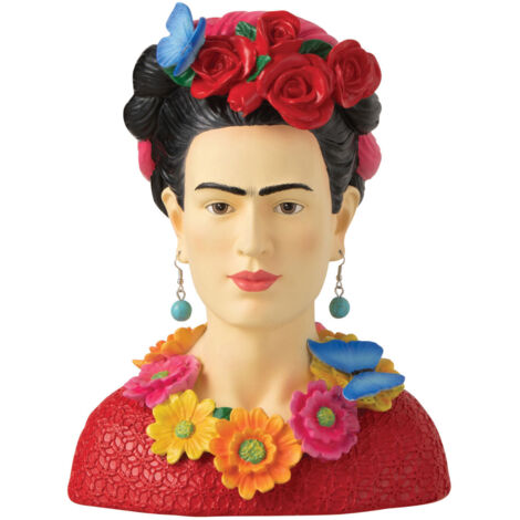 Buste de Frida Kahlo en polyresine 22 cm (1/3)