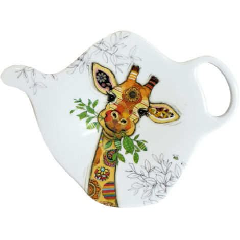Coupelle repose sachet de thé girafe (1/2)