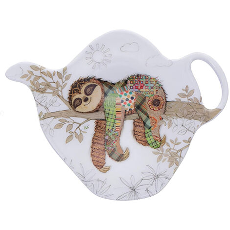 Coupelle repose sachet de thé paresseux