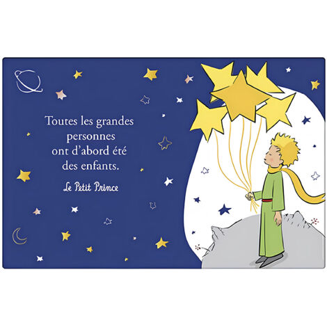 Set de table Le Petit Prince aux étoiles bleu marine 43 cm