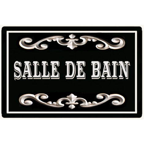 Plaque de porte Salle de bain