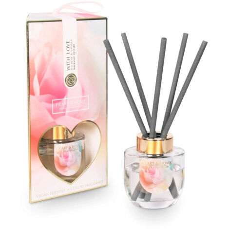 Diffuseur à bâtons Avec Amour Heart and Home en boîte cadeau (1/3)