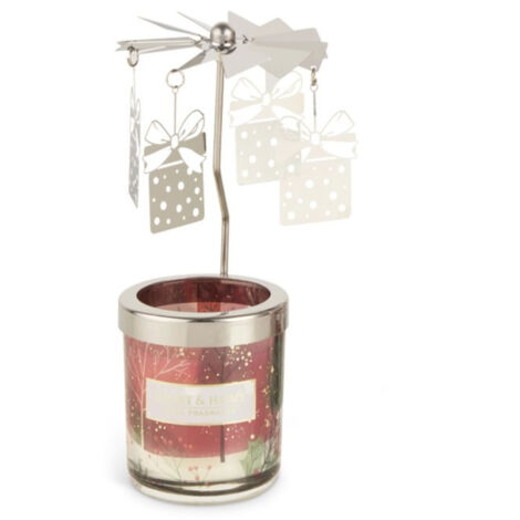 Ensemble cadeau petite bougie et carrousel animé heart and home (1/3)