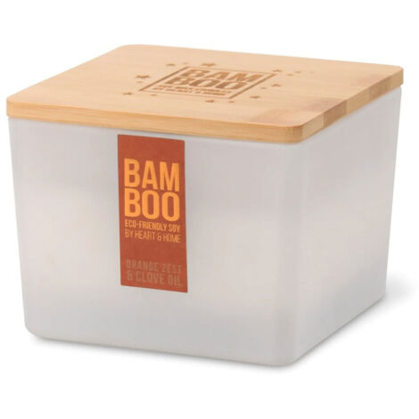 Maxi bougie heart and home Zeste d'orange et clou de girofle (1/3)