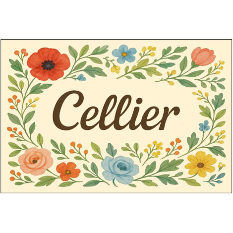 Plaque de porte en métal personnalisée