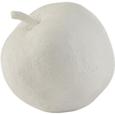 Pomme décorative géante écrue 38 cm (1/2)
