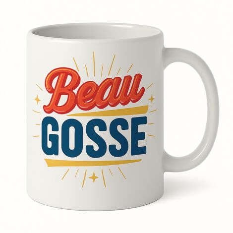 Mug en céramique beau gosse 35 cl (1/2)