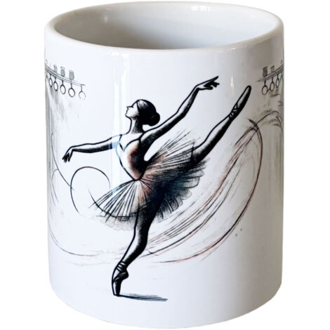 Pot à crayons en céramique Danseuse étoile (1/2)