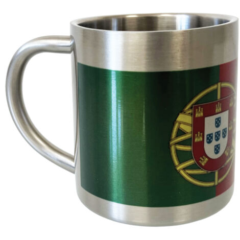 Tasse inox double paroi Motif Drapeau Portugais 200 ml (1/2)