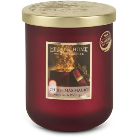 Grande bougie Magie de Noël - Heart and Home (1/2)