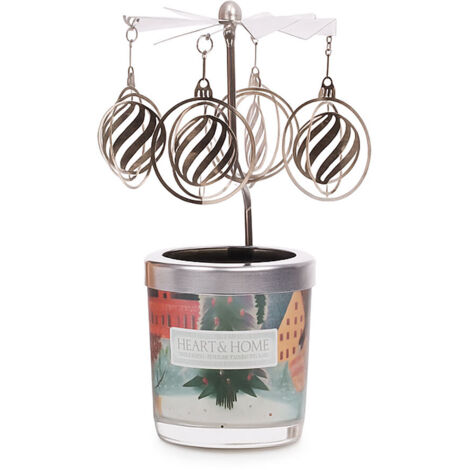 Mini bougie boules enchantées et carrousel Heart and Home (1/4)