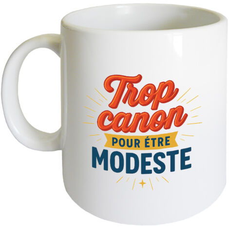 Mug trop canon pour être modeste CBKréation (1/2)