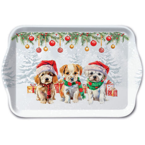 Mini plateau chiots de Noël (1/2)