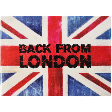 Petit magnet métallique Londres (1/2)