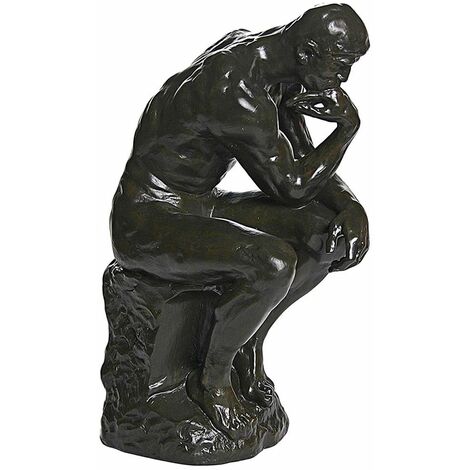 Figurine reproduction Le Penseur de Rodin 37 cm