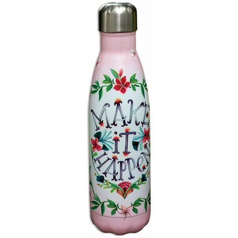Bouteille isotherme en inox MAKE IT HAPPEN By Allen (1/2)
