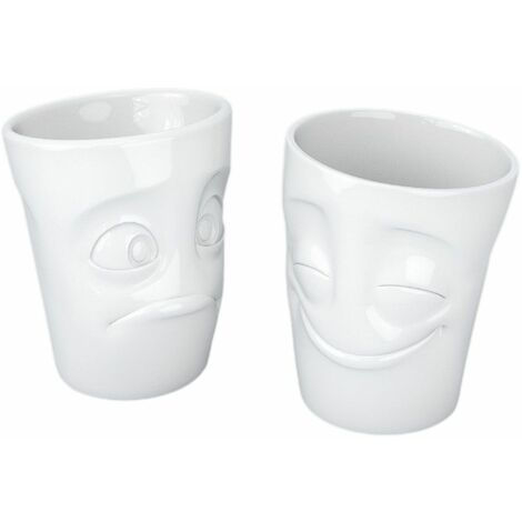 Set de 2 Gobelets Joyeux et Perplexe en porcelaine Tassen (1/10)