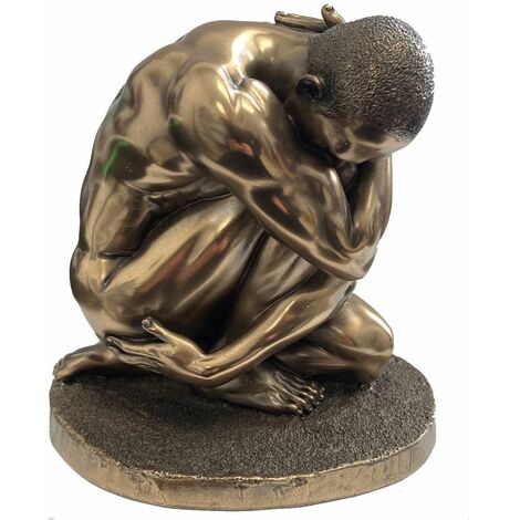 Statuette en résine Homme nu 11 cm (1/3)