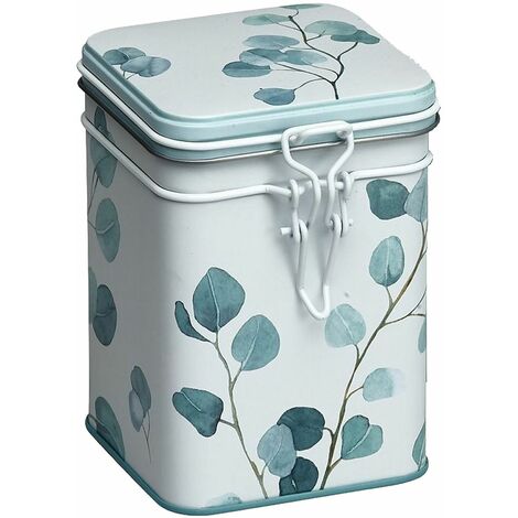 Petite boite eucalyptus pour le thé contenance 150 gr (1/2)