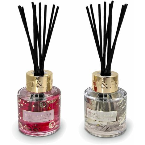 Coffret cadeau 2 diffuseurs à bâtons Heart and Home (1/3)