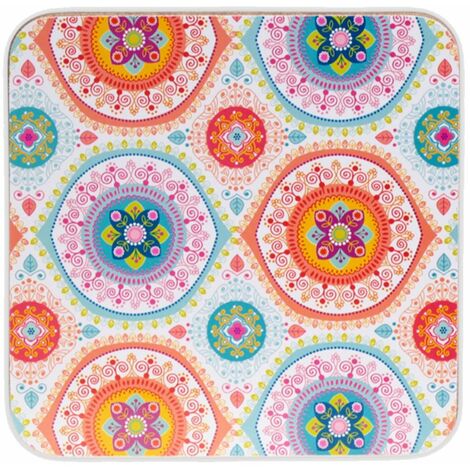 Set De 2 Sous-verres En Céramique Motif Mandala - Neuf - Déco Table Espagnole