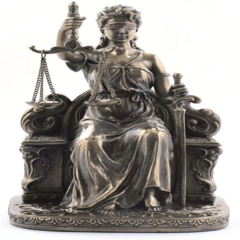 Signes Grimalt Figurines en bronze  Gray Bronze Justice 11x11x17cm 1320