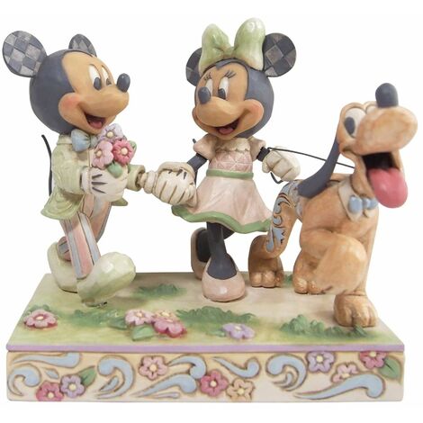Figurine Collection Mickey, Minnie et Pluto  White Woodland (1/2)