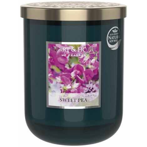 Grande bougie heart and home pois de senteur (1/2)