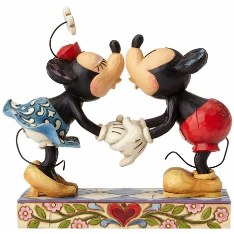 Figurine Collection Mickey et Minnie s'embrassent (1/2)