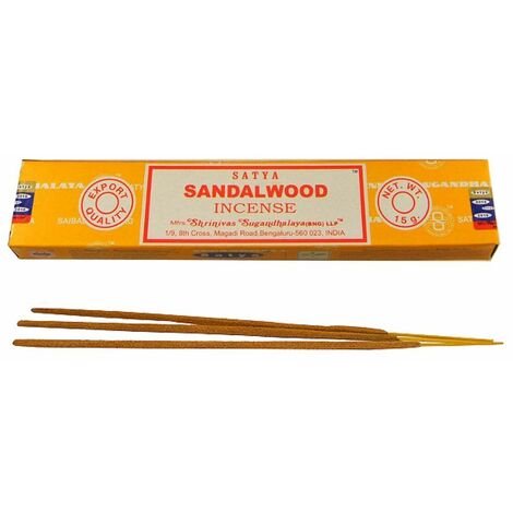 Encens Nag Champa Sandalwood - 15 grammes environ 15 Bâtonnets (1/2)