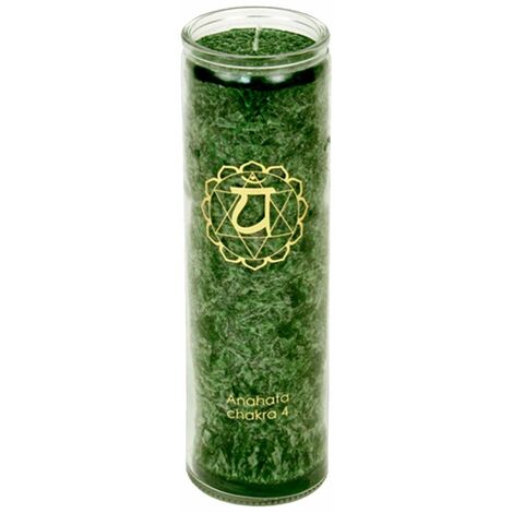 Bougie en stearine 100 heures chakra 4 (1/2)