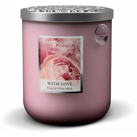 Grande bougie heart and home amour (1/3)