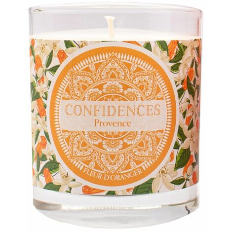 Bougie parfumée fleur oranger fabriquée en provence 280 g (1/3)