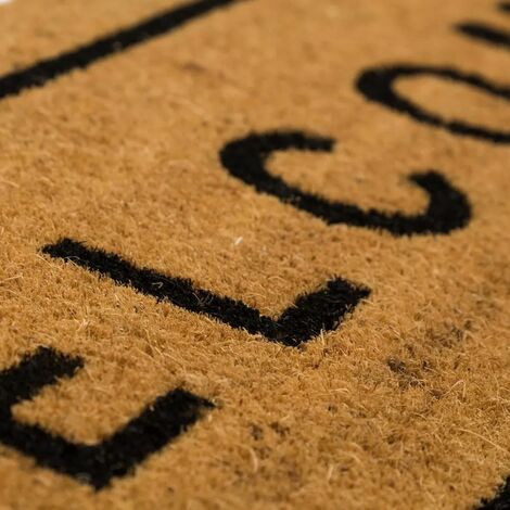Paillasson en Fibres de Coco WELCOME 75 cm