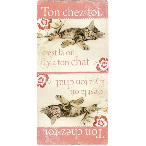 Torchon microfibre à message 70 x 35 cm (1/2)