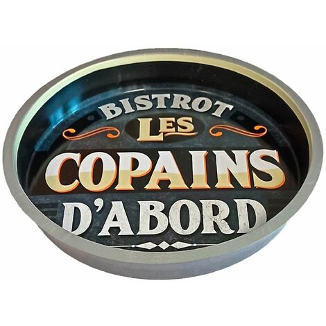 Plateau métallique Bistrot Les Copains dAbord (1/3)